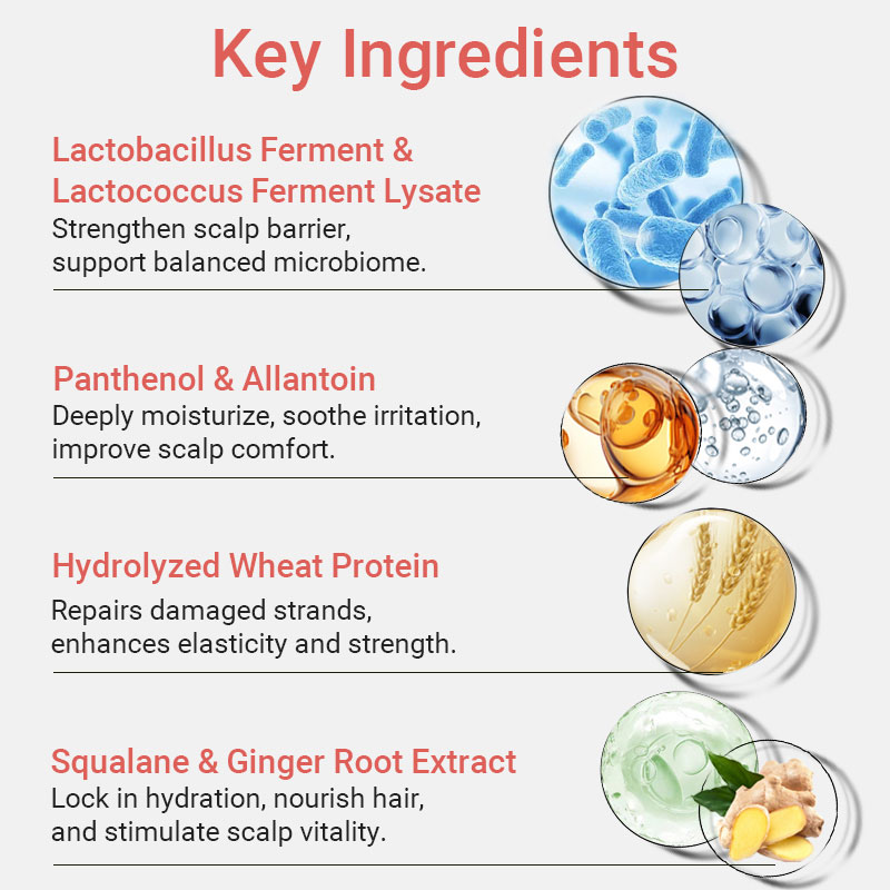 private label microbiome balance strengthening conditioner